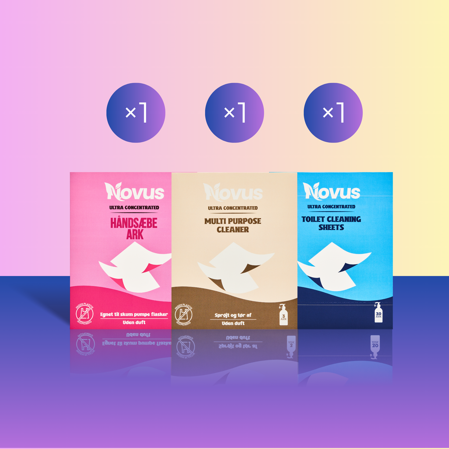 Håndsæbe + Multirengøring + Toiletrens(SPAR 50%)